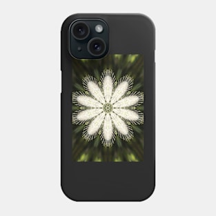 Unique Buttonbush flower kaleidoscope Phone Case