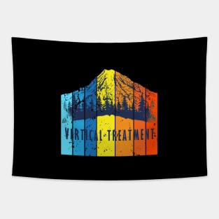 Vertical treatment vintage 2 Tapestry