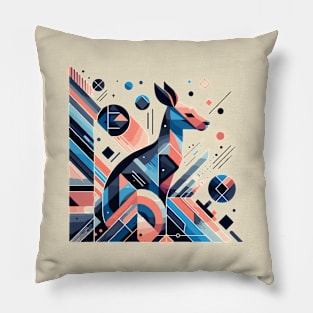 Abstract Animal Kangaroo 2 Pillow