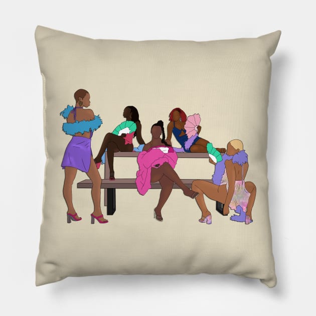 Ari Lennox Bussit Fan Art Pillow by tayelectronica