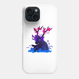 Bisexual Pride Flag Galaxy Deer Phone Case