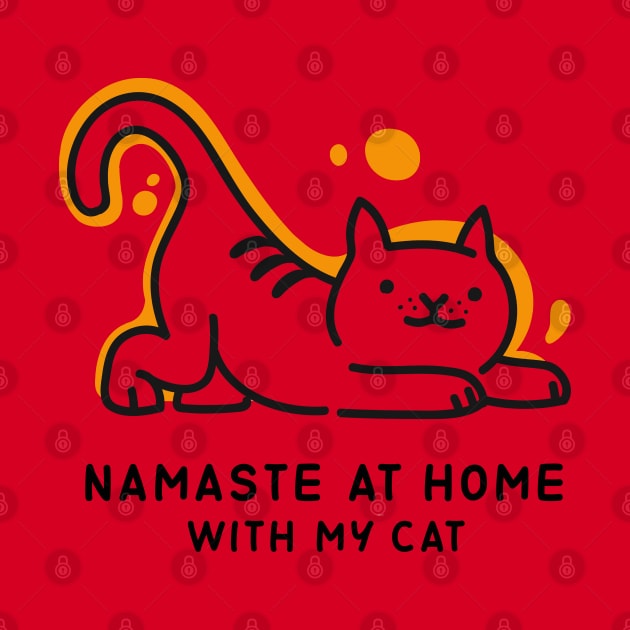 NAMASTE AT HOME WITH MY CAT by YaiVargas