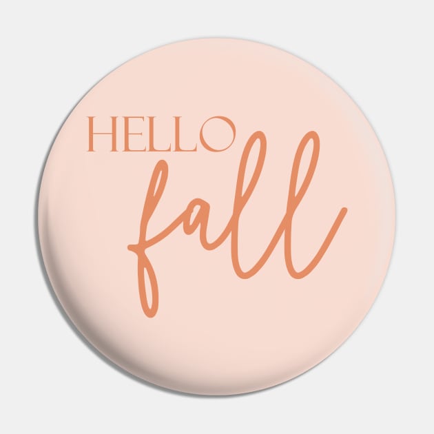 Hello Fall Pin by littlemoondance