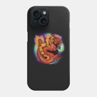 Chinese Year of the Dragon, Red Pearl Dragon Phone Case