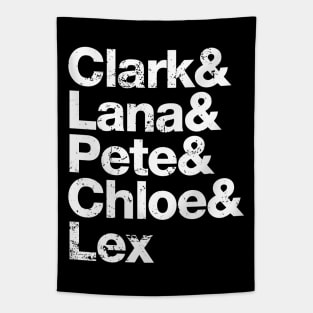 Clark Lana Pete Chloe and Lex - Smallville Tapestry