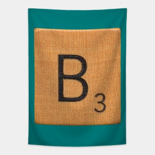 Scrabble Tile 'B' Tapestry