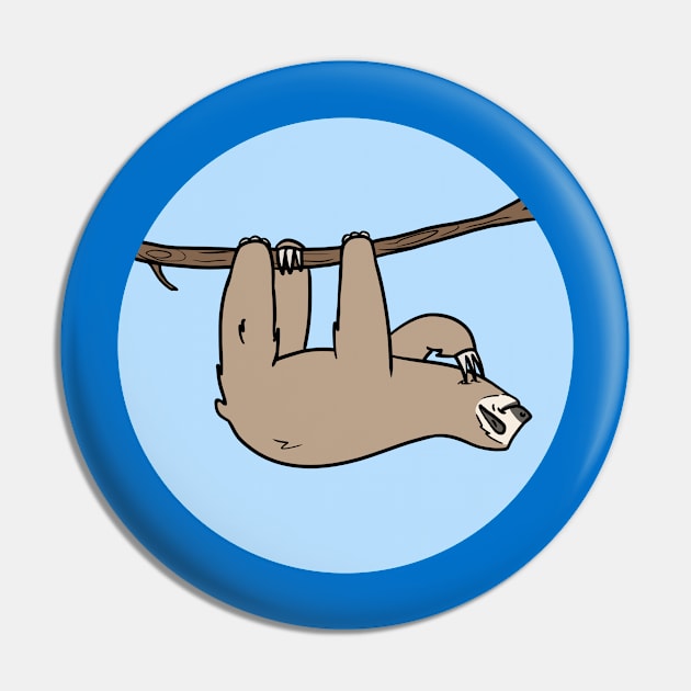 Sloth Pin by Otterlyalice