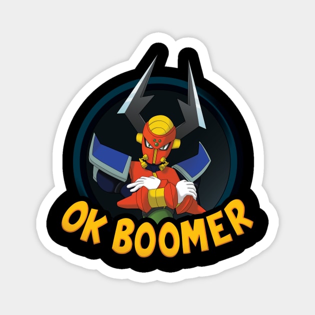 OK Boomer (Kuwanger) Magnet by RetrogradeCollectibles