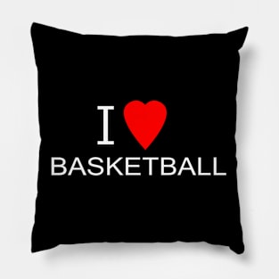 I Love Basketball Pillow