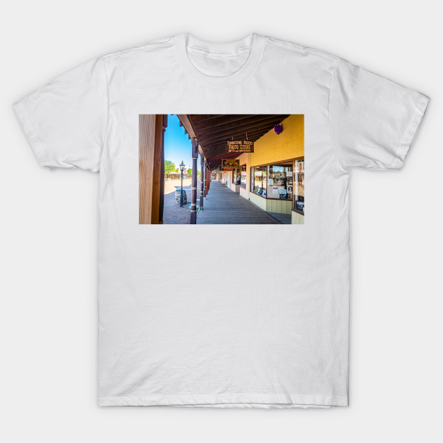 Discover Allen Street in Tombstone, Arizona - Allen Street Tombstone - T-Shirt