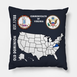 Commonwealth of Virginia Pillow