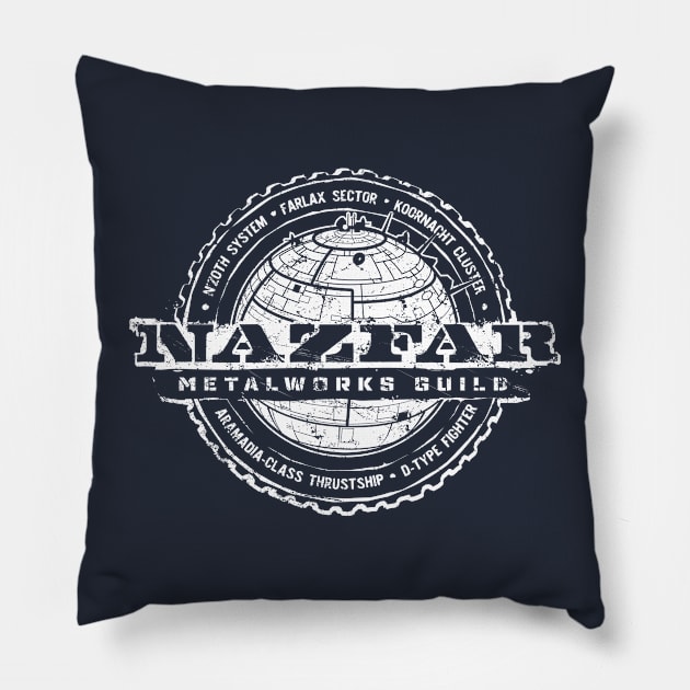 Nazfar Metalworks Guild Pillow by MindsparkCreative