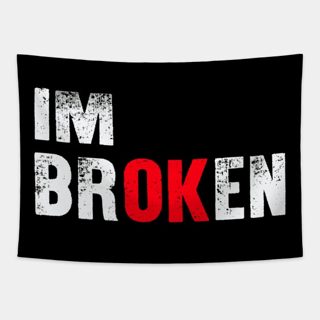 I'm Broken Tapestry by raeex