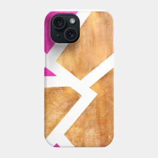 gold and magenta texture Phone Case