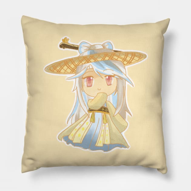 Lantern Rite Ningguang Pillow by aishiiart