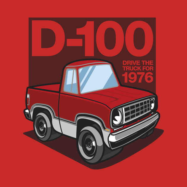 D100 - 1976 White-Based (Bright Red) by jepegdesign