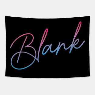 blank the series logo Tapestry