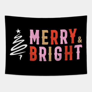 Merry And Bright Tree Tapestry