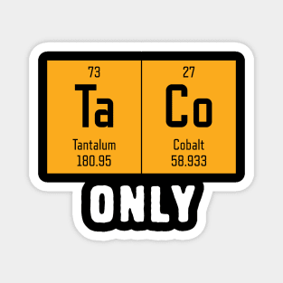 funny periodic table puns Magnet