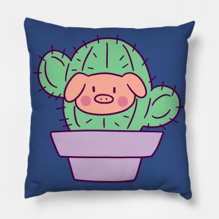 Pig Face Cactus Pillow