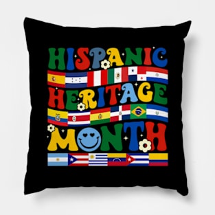 HapNational Hispanic Heritage Month All Countries He Pillow