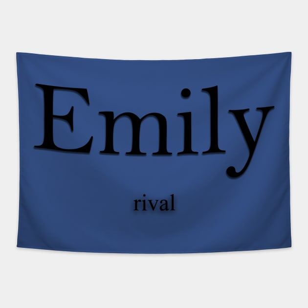 Emily Name meaning Tapestry by Demonic cute cat