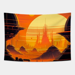 Dune Synthwave Tapestry