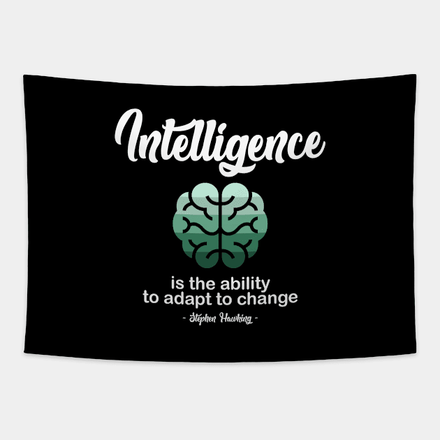 BLACK INTELLIGENCE #blackintelligence Tapestry by HOWAM PROJECT