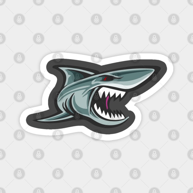 Shark Attack Magnet by GR8DZINE