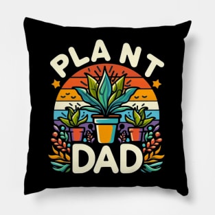 Plant Dad Sunrise - Plant Dad Appreciation Pillow