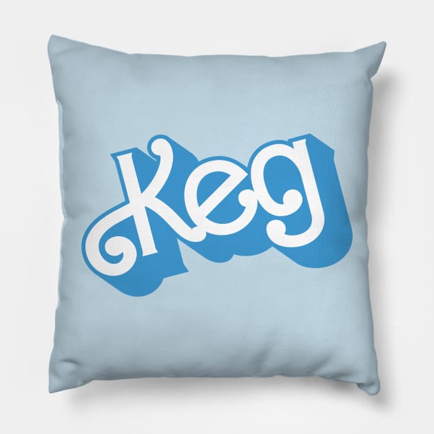 Ken beer keg Pillow by ölümprints