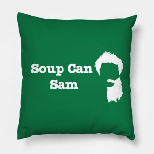 Soup Can Sam Pillow