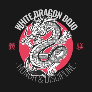 White Dragon Dojo Honor And Discipline T-Shirt