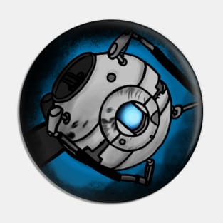 Wheatley (Blue) Pin