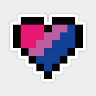 Bisexual heart Magnet