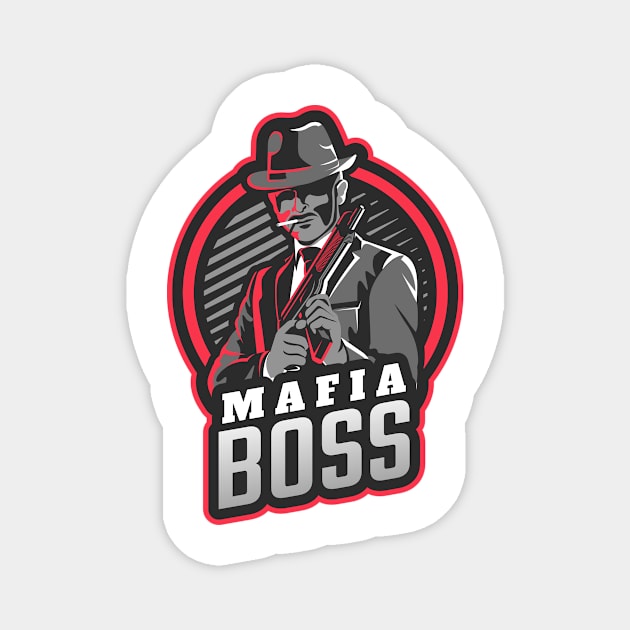 Mafia Boss Magnet by Tip Top Tee's