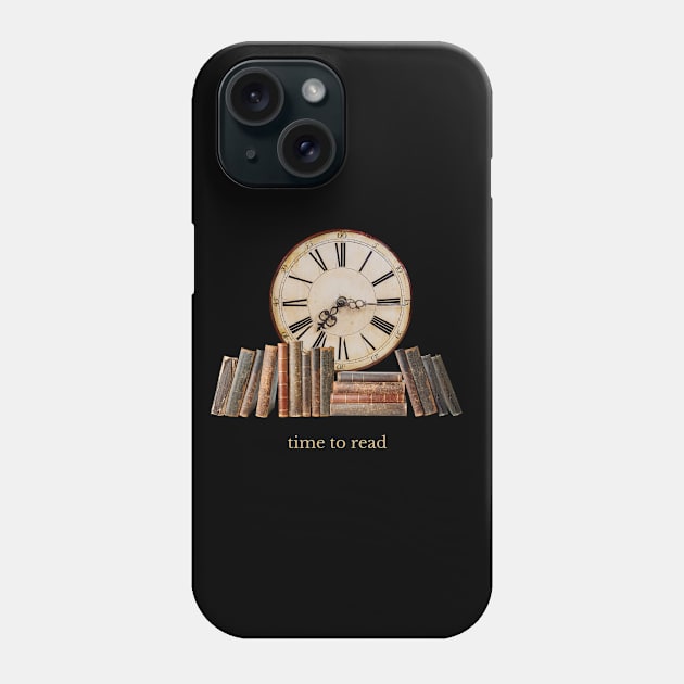 Time to Read Phone Case by tmbakerdesigns