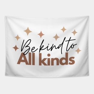 Be Kind To All Kinds Minimalist Abstract Stars Cute Design Tapestry