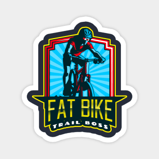 Fat Bike Trail Boss Magnet