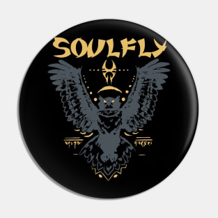 soulfly owl logo Pin