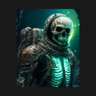 Skeleton astronaut T-Shirt