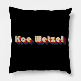 retro vintage Koe Wetzel Pillow