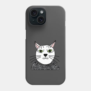 Portrait of Sweater Cat Phone Case