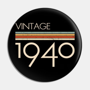 Vintage Classic 1940 Pin