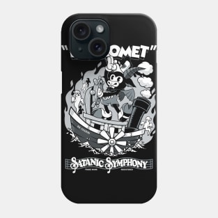 Vintage Cartoon Baphomet - Steamboat Baphy - Occult - Satanic Symphony Phone Case