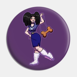 Papillon Girl Pin