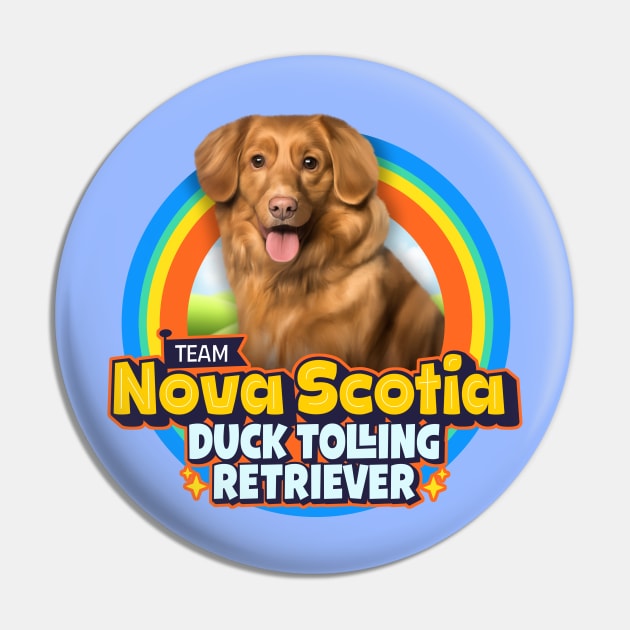 Nova Scotia Duck Tolling Retriever Pin by Puppy & cute