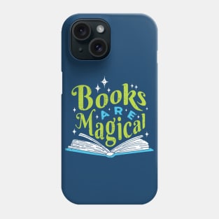 Vintage Books Are Magical // Retro Book Lover Avid Reader B Phone Case