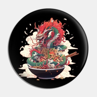 dragon ramen noodle Pin