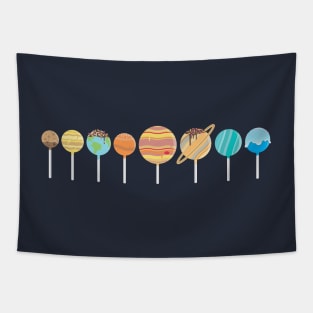 Space is Sweet- Solar System Cake Pops Tapestry